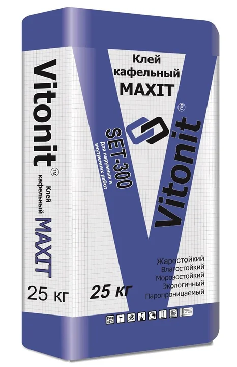 Клей кафельный Vitonit Maxit SET-300 25 кг — купить в Бишкеке